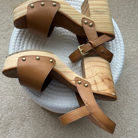 Cool Planet by Steve Madden Womens Rubyy Faux Leather Platform Sandals - Picture 5 of 5